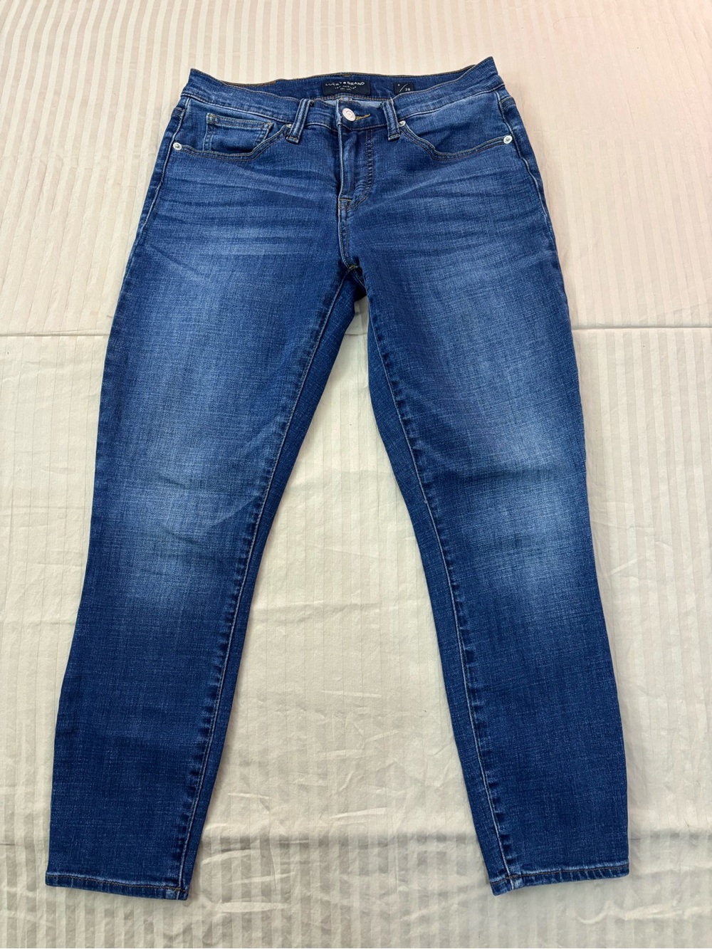 Lucky Brand Ava Mid-Rise Skinny Stretch Denim Jeans. Medium Wash, Women's 6/28